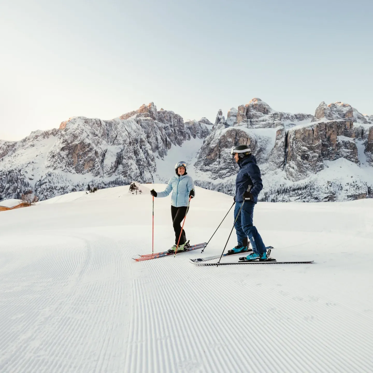 Pista da sci Forcelles Colfosco